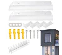 Puerta de entrada con dosel - Cortina invisible 40 x 100 cm | Techo para | Ventana sin | Cubierta Impermeable De Policarbonato Ultra Silenciosa, Protección UV, Techo Transparente Para Balcón, T