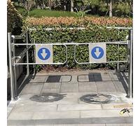 Puerta de entrada giratoria para supermercado, puerta de seguridad con resorte, acceso manual, 90 grados, ideal para tienda/biblioteca, 150 x 100 cm