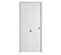 Puerta de entrada metálica blanca 91x210cm izquierda