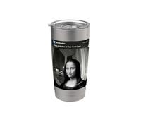 Puerta de entrada Mona Lisa Leonardo da Vinci Motion Vaso térmico de acero inoxidable de doble pared