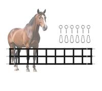 Puerta de establo para caballos, 300 x 50 cm, protección para escalar y | Puerta de establo para establos de ganado | Barrera estable para interior y exterior, granero, rancho, granja, establo