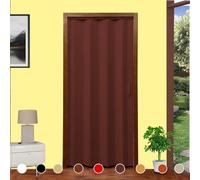 Puerta de fuelle en kit DIY mod. Lorella H 220 cm de ancho cm 82/94/107/120/132/145 para cortar y montar a medida en 9 colores instrucciones de montaje montaje tornillería y película