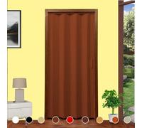 Puerta de fuelle en kit DIY mod. Lorella H 220 cm de ancho cm 82/94/107/120/132/145 para cortar y montar a medida en 9 colores instrucciones de montaje montaje tornillería y película