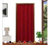Puerta de fuelle en kit DIY mod. Lorella H 220 cm de ancho cm 82/94/107/120/132/145 para cortar y montar a medida en 9 colores instrucciones de montaje montaje tornillería y película