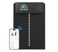Puerta de gallinero automática inteligente alimentada por energía solar, WiFi y Bluetooth, con control de aplicación, batería de 8000 mAh, temporizador de amanecer y atardecer, protección