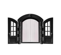 Puerta de gato para pared, marco de paso a prueba de fugas, estilo francés, 24 x 27,5 x 7,2 cm, para puerta interior, puerta de dormitorio, pasaje de garaje, pasillo
