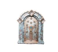 Puerta de Gnomo, Puertas de Hadas para árboles al Aire Libre - Puerta en Miniatura de jardín de Hadas de Madera Creativa,Decoración de Puerta de Elfo, Accesorios de jardín de Hadas, Decoraciones