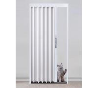 Puerta de granero de aluminio, diseño deslizante plegable con cerradura, ideal para dormitorio, comedor, despensa de cocina, baño y divisor de habitación