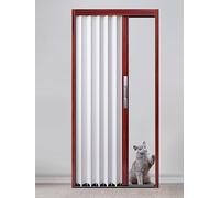 Puerta de granero múltiple de acordeón interior, solución deslizante que ahorra espacio para armario, baño, dormitorio, despensa, ventana, cobertizo