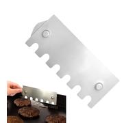 Puerta de grasa para plancha, trampa de grasa de acero inoxidable, embudo de drenaje de grasa trasero para barbacoa al aire libre, camping, picnic, jardín, patio trasero durante sesiones de barbacoa