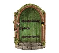 Puerta de hadas y ventanas para árboles, árbol de hadas, decoración artística que brilla en la oscuridad para habitación de niños, pared y árboles al aire libre | Accesorios de decoración de jardín