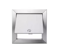 Puerta De Inspección 30 X 30 Cm Acero Inoxidable Panel De Acceso Compuerta De Fácil Acceso Puerta De Revisión Trampilla Para Pared O Techo Cerradura Con Llave