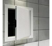 Puerta De Inspección De 25 X 25 cm, Color Blanco, Tapa De Inspección, Puerta De Mantenimiento, Puerta De Inspección Magnética para Paredes Laterales De Cocinas, Baños(150x150mm)