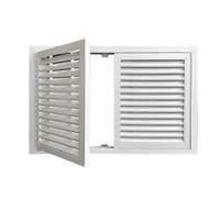 Puerta de inspección de aluminio, puerta de acceso para baño y cocina, puertas dobles para acceso de servicio, gabinete de cubierta de caja de fusibles, diseño duradero