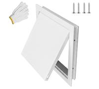 Puerta de Inspección de Aluminio resistente Instalación Empotrada, 25x30 40x40 20x20cm Panel De Acceso Oculto para Techo, Trampilla de inspección Fontanería, Oculta Cables y Válvulas(White,250x600 mm)