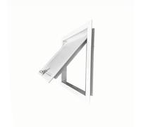 Puerta De Inspección Material De Aleación De Aluminio Panel De Acceso Compuerta De Fácil Acceso Puerta De Revisión Trampilla Para Pared O Techo Cerradura Con Llave