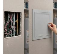 Puerta de Inspección Panel de Acceso Impermeable, Trampilla Pladur para Paneles de Yeso 20x30cm 30x30cm 35x50cm 40x40cm 50x60cm Tapa de Orificio de Pared para Cableado Cables HVAC(Gris,450x550 mm)