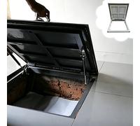 Puerta de Inspección Puerta de Acceso a Ático/Puertas de Cierre, Tapones Empotrados para Salida de Bodegas para Trastero/Bodega de Vino, Salida de Seguridad Grande(W24xL24in(61x61cm))