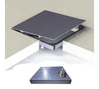 Puerta de Inspección Puerta de Sótano Camuflada Empotrada, Sistemas de Trampilla de Sótano Resistentes y sin Juntas, Integración de Azulejos, Cubierta de Ático Interior(W34xL34in(86.4x86.4cm))