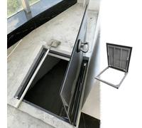 Puerta de Inspección Puerta de Sótano de 61 a 91 cm con Ventosas, Puertas Empotradas Ocultas para Espacios de Acceso, Cubiertas de Salida de Sótano Resistentes(W36xL36in(91.5x91.5cm))