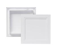 Puerta De Inspección Rectangular De Aluminio Instalación Empotrada, Embellecedor Para Orificio De Techo, Reutilizable, Tapa De Orificios De Pared Placa De Cubierta De Acceso(12x13.7in(30x35) cm)