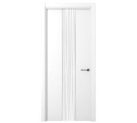 Puerta de interior abatible ciega maciza lacada tinte castalla quevedo blanco apertura izquierda cerco de 9x2 anchura 62.5cm