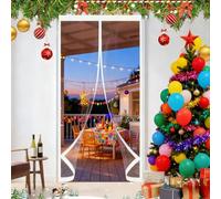 Puerta de Invierno 90 x 115 cm Prueba Viento Impermeable Invierno, Aislante Acústico, Aislante Frio Cortina Térmica con Aislamiento Térmico para Interior Exterior, A