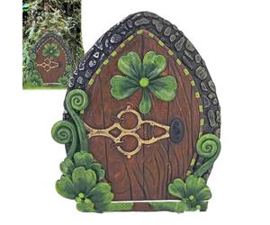 Puerta de jardín de - en Miniatura Pintado con Colores, Figura de Escultura Duradera, Estuche de Accesorios Alegre Encantado, papelería, pequeña Puerta Creativa - para habitación de