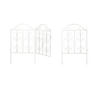 Puerta de jardín Valla ornamentada Cercado ornamental 7,8 kg 98,5 cm 2,5 cm