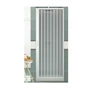 PUERTA DE LA DUCHA MAMPARA DE DUCHA EN PVC UNA HOJA PLEGABLE APERTURA LATERAL - ANCHO 70 CM, ALTURA 185 CM, BLANCO