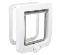 Puerta de liberación de 2 vías 20 × 22 cm blanca