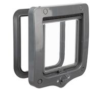 Puerta de libre paso de 2 vías 20 × 22 cm gris