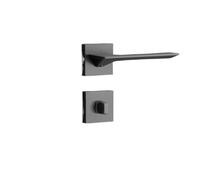 Puerta de madera, puerta secreta dividida un solo lado, cerradura invisible aleación zinc(G style steel gray)