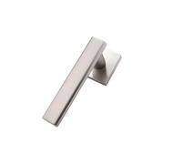 Puerta de madera silenciosa de aleación de zinc for interiores, cerradura dividida, puerta de madera maciza, manija simple, manija de dormitorio de lujo ligera americana(D32 S963 matte nickel brushed)