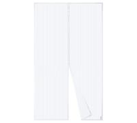 Puerta de Malla Magnética Apalus, Cortina Hecha de Malla, Cierre Magnético de Arriba a Abajo, Se Cierra Automáticamente y Mantiene el Aire Fresco（140x220cm, Blanco）