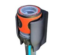 Puerta de manguera de jardín montada en la pared - Metal fuerte, soporte de rociador anti-deslizamiento, gancho de almacenamiento de espacio, gancho de manguera de jardín | Pulverizador de u