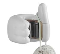 Puerta De MOP - Polto De Almacenamiento De Gestos Biph Up | Organización Home Mop Holder | Puerta De Baño Para Escoba Adhesiva, Bastidores Espaciales No Deslizados, Sin Organización De Perforación P