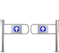 Puerta de oscilación la entrada manera del acero inoxidable una con tamaños múltiples cierre automático(180x100cm)