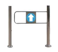 Puerta de oscilación la manera del acero inoxidable una apertura 90 grados los 50-100x97CM(Right,80x97 CM)