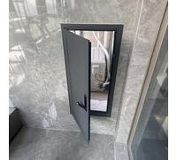 Puerta de panel de acceso de aluminio con cerradura con llave, 41 x 71 cm, ideal para soluciones de acceso eléctrico y fontanería de paneles de yeso.