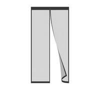 puerta de Pantalla Magnética Malla 205x250cm Mosquitera MagnéTica Para Puertas - Cierre AutomáTico,Cortina Mosquitera Magnético Film para Dejar a los Insectos Fuera - Fácil de Instalar Negro