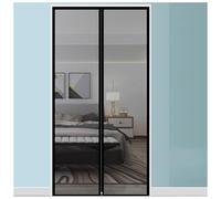 Puerta de Pantalla Resistente a Mascotas con Cremallera, Pantalla divisoria para Balcones de hogar para Mantener alejados a los Mosquitos, Puerta de Pantalla Reforzada,G,90x205cm