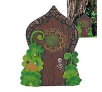 Puerta de para árbol, gancho decorativo resistente, accesorios de | Valla de árbol de pared de 4.7 pulgadas, jardín, patio, camino, piedra, cama de flores, decoración del hogar para interiores