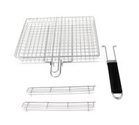 Puerta de parrilla de pescado para barbacoa - rejilla parrilla barbacoa | Malla de rack cuadradapara exterior | Bbqaccessories para cocinar carne de cerdo, ternera, brócoli, filete, cordero, patatas