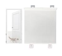 Puerta de Perro Interior - Barrera de Puerta retráctil, Pantalla de de Mascotas Ajustable | No Hay una solución de Seguridad para niños, escaleras duraderas Protección de Puertas para niños Cat