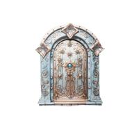 Puerta de , Puertas de para árboles al Aire Libre, Puerta de en miniatura 2D para casas de muñecas, Mini decoración de puerta de elfo, accesorios de jardín de , decoraciones de tocón de árbol, de jard
