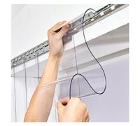 Puerta de PVC resistente para enfriadores y congeladores sin cita previa, tiras de plástico de vinilo duraderas para almacenamiento en frío, almacenes y aplicaciones industriales, superposición de 3