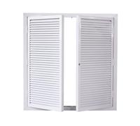 Puerta De Registro Aluminio Doble Puerta Persiana Rejilla Ventilación Pared