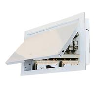 Puerta de revisión para gabinete con Tapa de Caja de fusibles, Puerta Reforzada para Panel de Acceso/Paneles de inspección, para contadores de Agua y energía, Oculta Cables (200 mm x 220 mm)