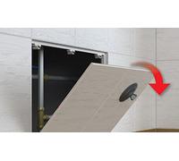 Aleta de Mantenimiento de la Puerta de Inspección Magnético Ser Barra de Azulejos: 150 X 150MM